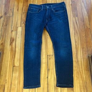Signature by Levi Strauss 519 Men's Indigo Slim Jeans - 34" Waist, 30" Length
